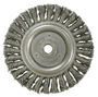 Weiler® 6" X 5/8" - 11 Dualife™ Roughneck® Steel Knot Wire Wheel Brush
