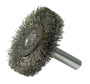 Weiler® 1 1/2" X 1/4" Stainless Steel Crimped Wire Radial Wheel Brush