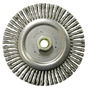 Weiler® 6" X 5/8" - 11 Dualife™ Roughneck® Stainless Steel Stringer Bead Twist Knot Wire Wheel Brush