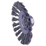Weiler® 4" X 5/8" - 11 Dualife™ Mighty-Mite™ Steel Twist Knot Wire Wheel Brush