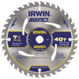 IRWIN® 7 1/4" X 5/8" Diamond X .047" 8300 RPM 40 Teeth ATB Grind Vise-Grip® Marathon® Carbide Tipped Portable Corded Circular Saw Blade (For Wood Cutting) (Carded)