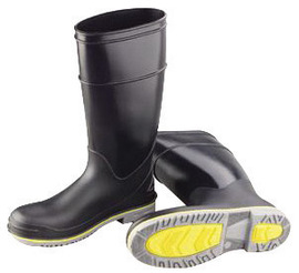 Dunlop® Protective Footwear Size 6 Flex3™ Black 16" Polyblend/PVC Knee Boots