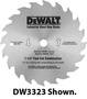 DEWALT® 7 1/4" 10 Teeth Metal Tipped Circular Saw Blade