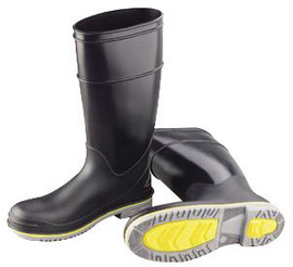 Dunlop® Protective Footwear Size 11 Flex3™ Black 16" Polyblend/PVC Knee Boots