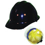 Bullard® Black HDPE Cap Style Hard Hat With Ratchet/6 Point Ratchet Suspension