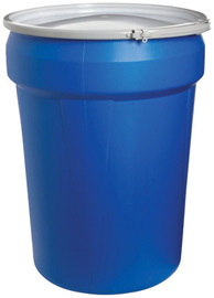 Eagle 21 1/8" X 16 5/8" X 28 1/2" Blue HDPE Containment Overpack Drum