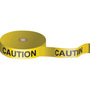 Brady® 3" X 150' Black/Yellow Wood Fiber Biodegradable Flagging Tape "CAUTION"