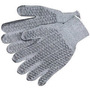 Memphis Glove Gray Large Cotton/Polyester General Purpose Gloves With Knit Wrist Cuff