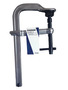 RADNOR™ 10" Metal Heavy Duty Floor Clamp With Tempered Rail And Drop-Forged Sliding Arm