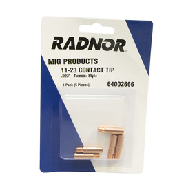 RADNOR™ .023" X 1" 0.031" Bore 11 Style Contact Tip