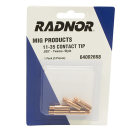 RADNOR™ .035" X 1" 0.044" Bore 11 Series Contact Tip