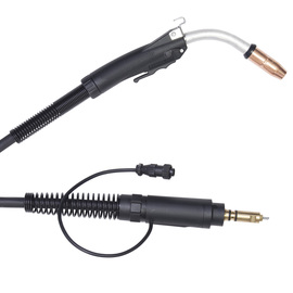 RADNOR™ 250 Amp Pro 0.030" - 0.035" Air Cooled MIG Gun With 15' Cable And Miller® Style Connector