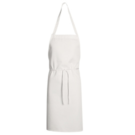 Red Kap® 30" X 33" White Chef Designs® 65% Polyester/35% Cotton Apron With Tie Closure