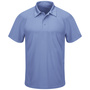 Bulwark Large Blue Red Kap® 100% Polyester Knit Polo Shirt