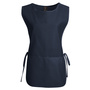 Bulwark Large/Regular Navy Chef Designs® 80% Polyester/ 20% Cotton Cobbler Apron With Tie Closure