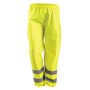 OccuNomix Large Hi-Viz Yellow 28" Polyester And Oxford Pants