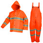 MCR Safety® Large Hi-Viz Orange Luminator™ .35 mm Polyester/PVC Suit