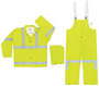 MCR Safety® Large Hi-Viz Green Luminator™ .38 mm Polyester/PVC Suit