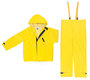 MCR Safety® Large Yellow Hydroblast .28 mm PVC/Nylon Suit
