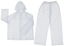 MCR Safety® Large Clear PVC Suit