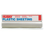 Poly-America 20' X 50' Clear Polyethylene Husky Plastic Sheeting
