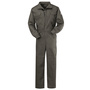Bulwark® 54 Gray Cotton Flame Resistant Coveralls With Zipper Closure