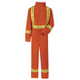 Bulwark® 48 Tall Orange Westex Ultrasoft® Twill/Cotton/Nylon Flame Resistant Coveralls With Zipper Front Closure