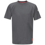 Bulwark® Large Regular Charcoal Westex G2™ Fabrics By Milliken®/Cotton/Polyester/Polyoxadiazole Flame Resistant T-Shirt