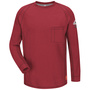 Bulwark® X-Large Regular Red Westex G2™ Fabrics By Milliken®/Cotton/Polyester/Polyoxadiazole Flame Resistant Long Sleeve Shirt