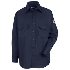 Bulwark® X-Large Regular Navy Blue EXCEL FR® ComforTouch® Flame Resistant Uniform Shirt With Button Front Closure