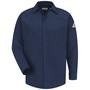 Bulwark® 2X Tall Navy Blue CoolTouch®/Modacrylic/Lyocell/Aramid Flame Resistant Work Shirt With Gripper Front Closure