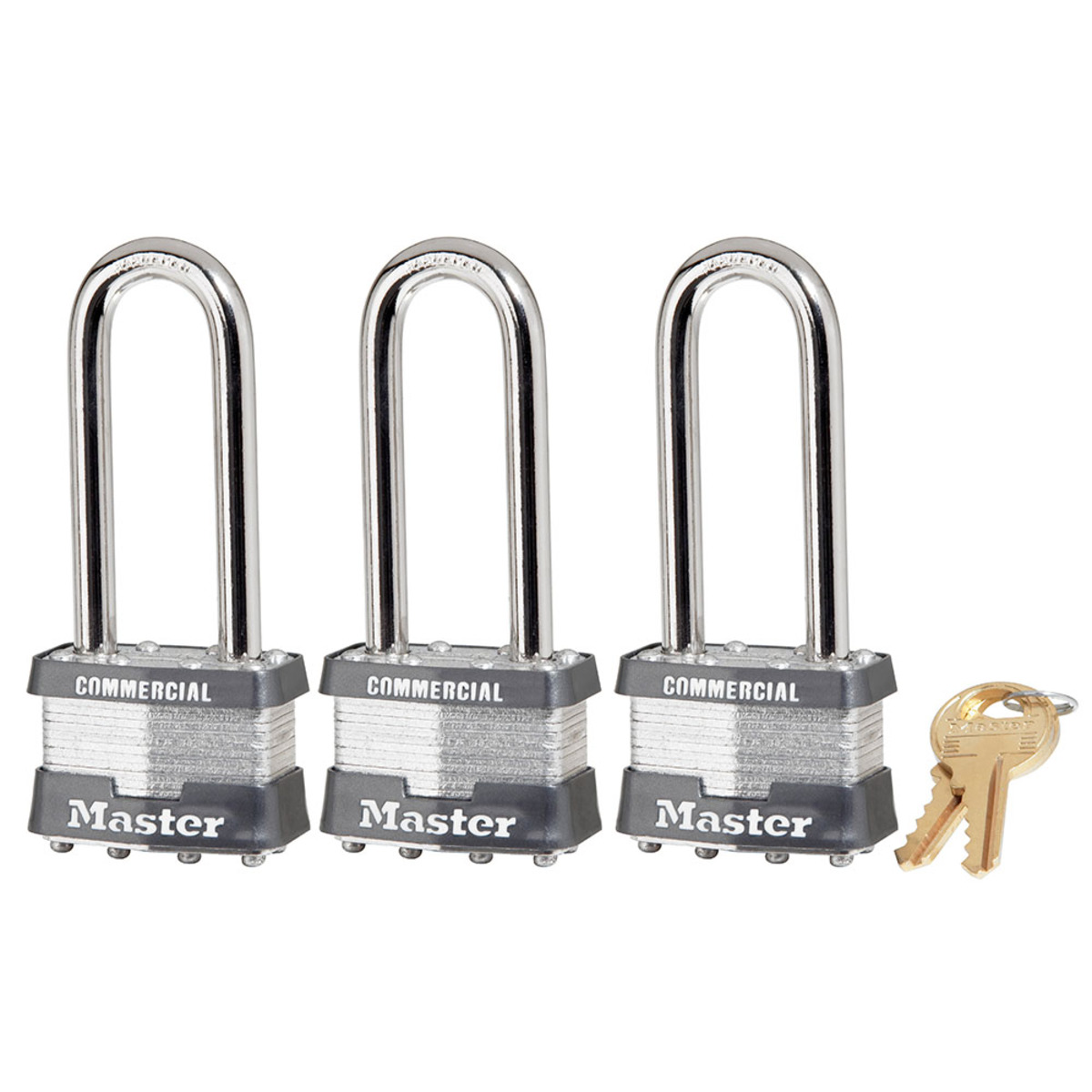 Master Lock No 1 Commercial w 2 Keys “Hardened” 