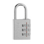 Master Lock® Silver Solid Metal Combination Security Padlock Steel Shackle
