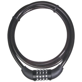 Master Lock® Black Braided Steel Combination Cable Lock