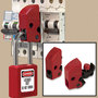 Master Lock® Red PBT/PC Thermoplastic Electrical Lockout