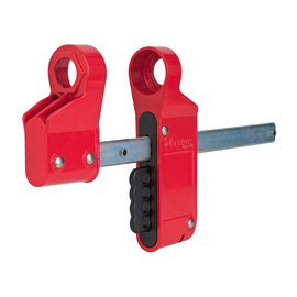 Master Lock® Red Aluminum/Steel Blind Lockout
