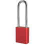 American Lock® Red Anodized Aluminum Lifeguard™ 6 Pin Tumbler Padlock Boron Alloy Shackle