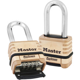 Master Lock® Brass Brass Combination Security Padlock Boron Alloy Shackle