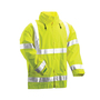 Tingley Medium Hi-Viz Green/Yellow 30" Vision™ 7 mil Polyurethane And Polyester Rain Coat