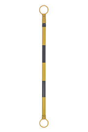 JBC™ 3 1/2' - 6' Black And Yellow ABS Plastic Cone Bar