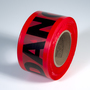 RADNOR™ 3" X 1000' Red 1.5 mil Polyethylene Primeguard Barricade Tape "DANGER"