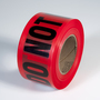 RADNOR™ 3" X 1000' Red 1.5 mil Polyethylene Primeguard Barricade Tape "DANGER DO NOT ENTER"