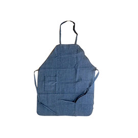 Chicago Protective Apparel Blue Apron With Waist Ties Closure