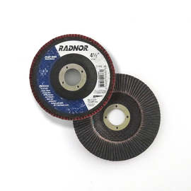 RADNOR™ 4 1/2" X 7/8" 60 Grit Type 29 Flap Disc