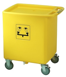 Bradley® 33" X 29 3/4" X 22 1/8" On-Site Safety Waste Water Cart
