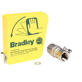 Bradley® 1/2" Diamond Rubber® Ball Valve