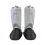 Chicago Protective Apparel Gray Split Leather Heat Resistant Leggings