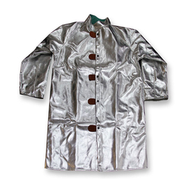 Chicago Protective Apparel X-Large Gray Aluminized Rayon Heat Resistant Coat