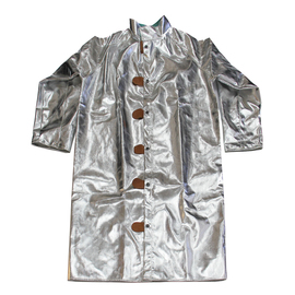 Chicago Protective Apparel 2X Gray Aluminized Rayon Heat Resistant Jacket