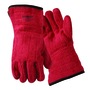 Wells Lamont Jomac® X-Large 13" Red Extra Heavy Weight Terry Cloth Heat Resistant Gloves With 5" Gauntlet Cuff, Cotton Lining, And Full Thumb